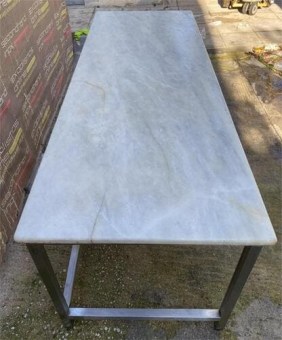 Τραπέζι Ανοξείδωτο Εργασίας 136x85x83Cm  Μεταχειρισμένο 